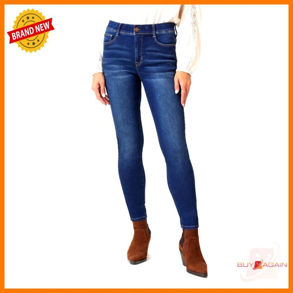 Sculpting Skinny Jeans Mid Rise Stretch Comfort Fit